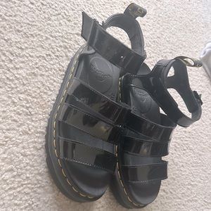 Blaire Patent Leather Strap Sandal